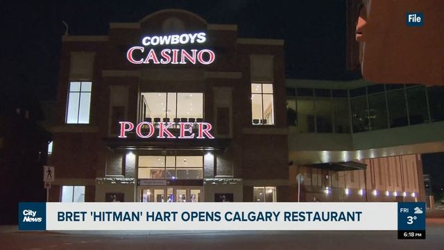 Bret 'Hitman' Hart opens Calgary restaurant смотреть онлайн