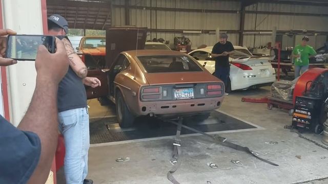1976 Datsun 280Z Dyno pull (all stock) 142 whp 157 tq. смотреть онлайн