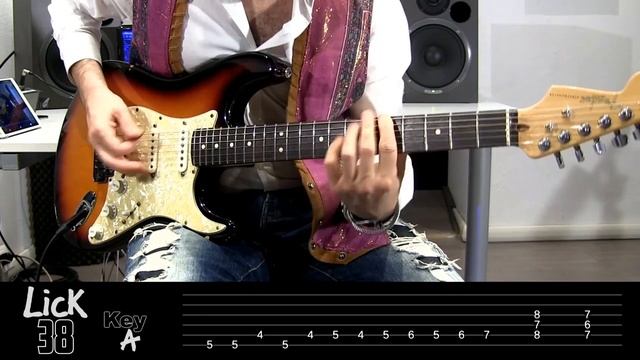 Andy's Lab - Daily Blues Licks #38 - Guitar Lesson смотреть онлайн