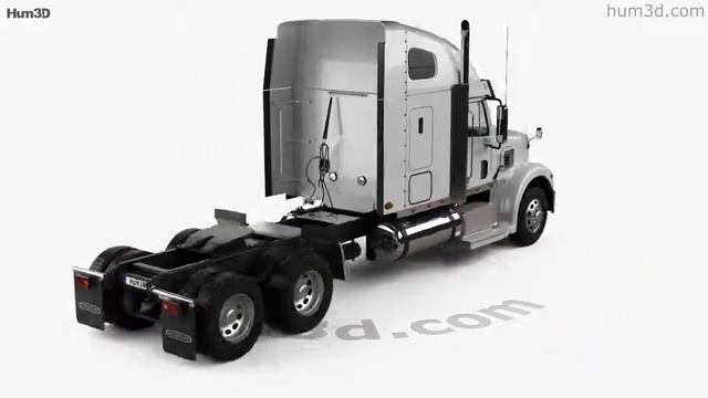 Freightliner Coronado Sleeper Cab Tractor Truck 2014 3D model by 3DModels.org смотреть онлайн