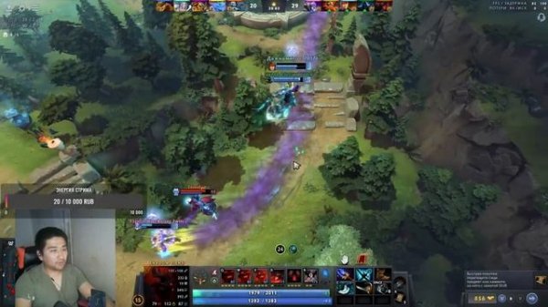 Shadow Fiend на максималках_ соло победа в Dota 2! #dota2 #slickdk #twitch