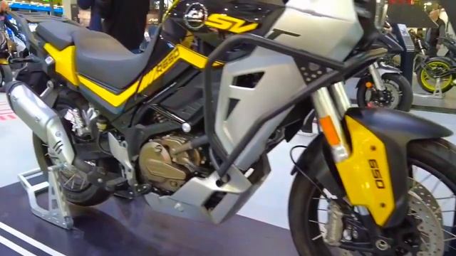 2023 SVT 650 Adventure Bike QJ Motor Heads To EICMA 2022 смотреть онлайн