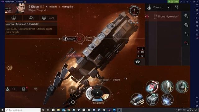 Eve Echoes, Dual Shield Extender Talwar.  Using A PVP Fit For PVE.