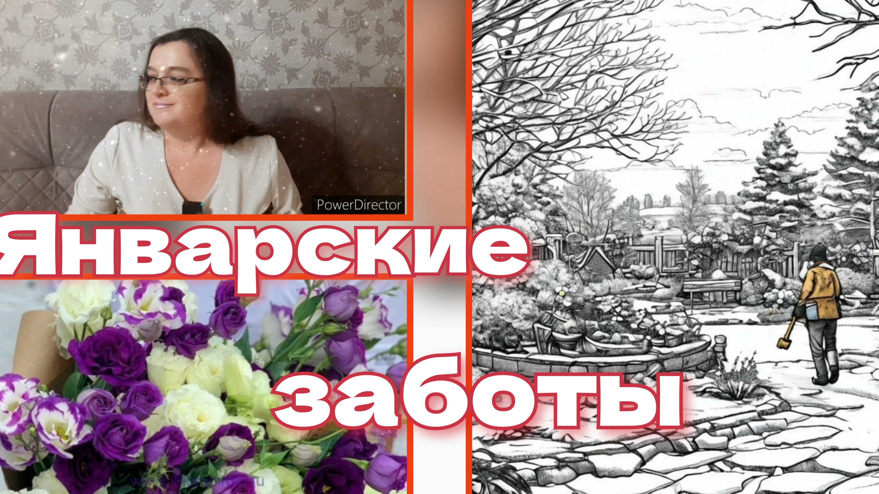 Январь. Погода. Переживания дачников. Эустома взошла. Что дальше? смотреть онлайн