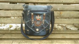 DIY Bag Jeans Fantasy Сумка рюкзак из джинсов своими руками полный МК и выкройка Джинсовая Фантазия
