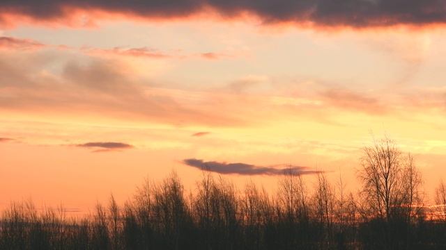 Утро из окна, облака