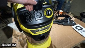 Гаражные тесты Karcher WD 5 S и мойка потолка.