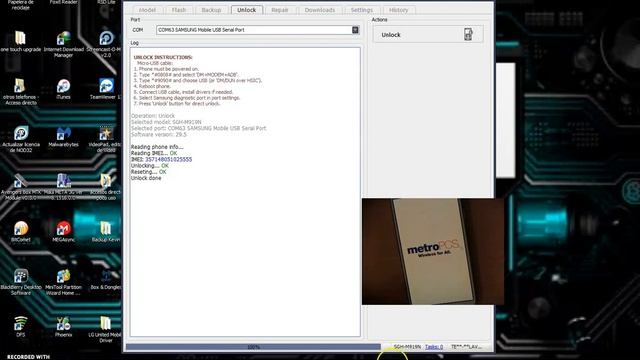 Samsung S4 SGH M919N liberacion gratis y sencilla con Z3x Crack смотреть онлайн