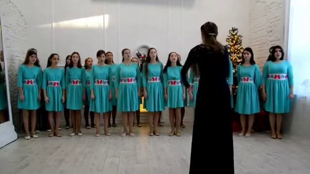 Колядка "Небо і земля" - старший хор "Скворушка" смотреть онлайн