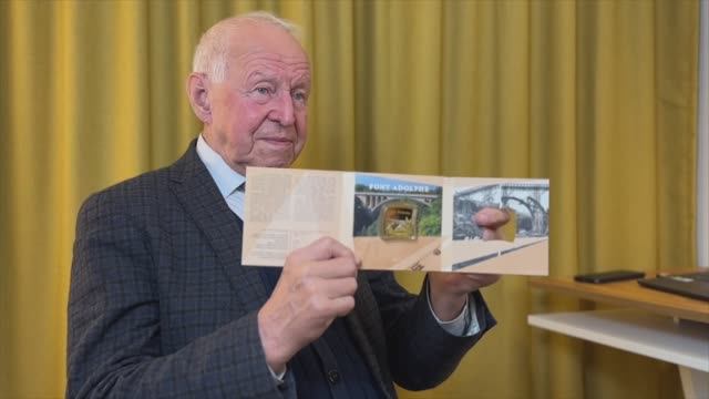 Мост герцога Адольфа на квадратной монете 2,50 евро - радость коллекционера смотреть онлайн