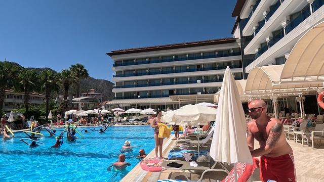 Турция. Ичмелер. Letoile Beach Hotel 4*  территория отеля. 2024.