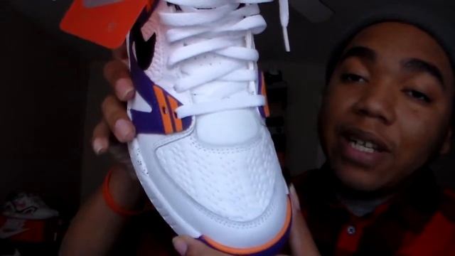 Nike Air Tech Challenge 3 purple/wht/orange review смотреть онлайн