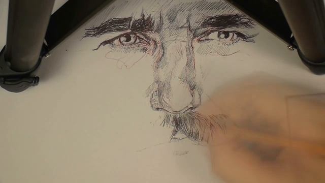 Daniel Day Lewis Bill the Butcher speed drawing смотреть онлайн