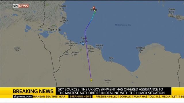 Hijacked Plane in Malta 23.12.2016 смотреть онлайн