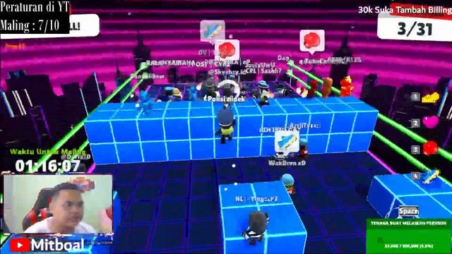WAR SKIN DI BLOCKDASH! - Stumbleguys Indonesia смотреть онлайн
