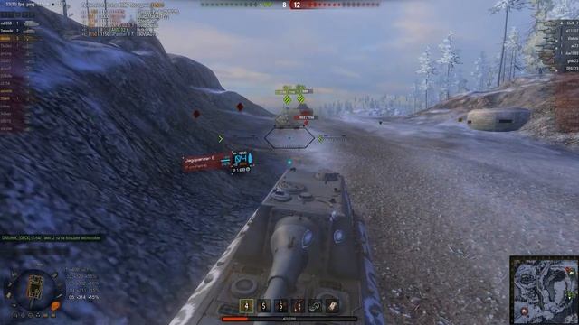 WOT: Jagdpanzer E 100 13к дамага, ничья...No comment смотреть онлайн