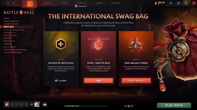 Dota 2 The International 2022 Swag Bag смотреть онлайн