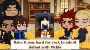 Baki React To Jack Hanma [ Yujiro, Baki, Pickle, Retsu ] | Gacha react