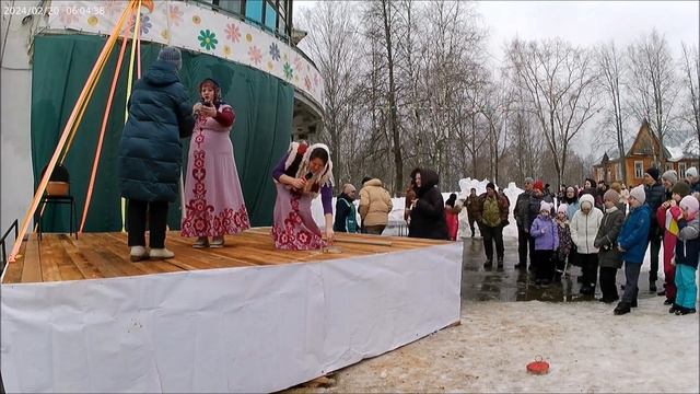 Масленица Проводы зимы пгт Лесном 16 03 2024г смотреть онлайн