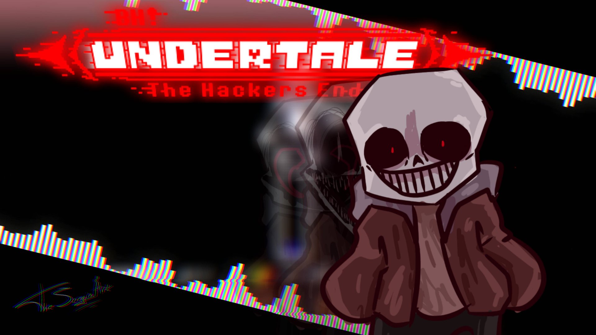 ЧИТЕРСКАЯ КОНЦОВКА ➤ UNDERTALE HACKER ENDING ➤ VHS SANS смотреть онлайн