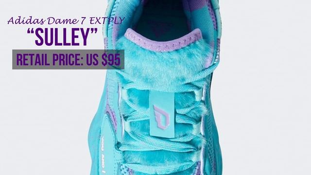 CLOSER LOOK AT PIXAR'S MONSTERS INC. ADIDAS DAME 7 EXT PLY "SULLEY" W/ RETAIL PRICE смотреть онлайн