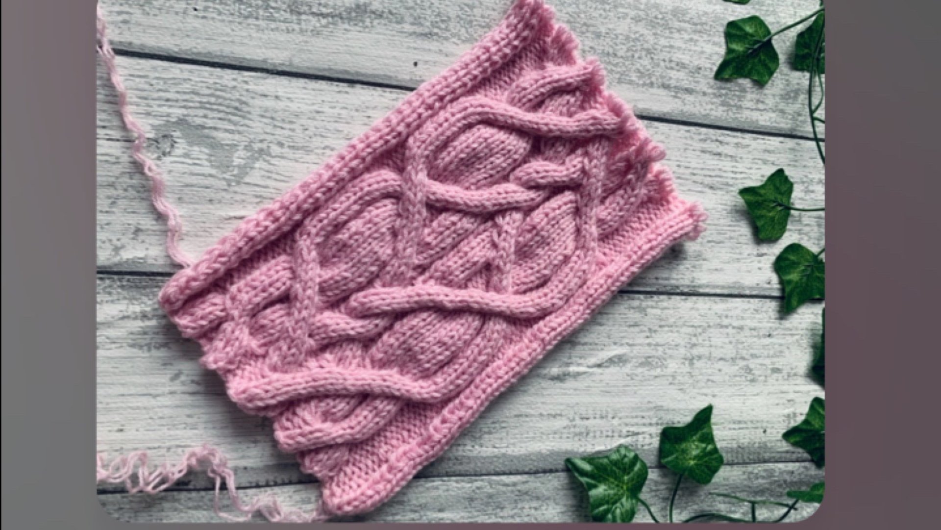 Необычный аран спицами. Част 1