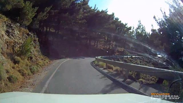 Крит  Июнь 2016  Дорога от деревни Thripti  Ищем подъезд к ущелью Ха