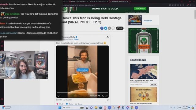 The Internet Thinks This Man Is Being Held Hostage By His Girlfriend | moistcr1tikal смотреть онлайн