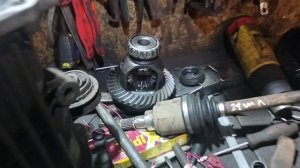 Снятие, разборка, установка, заднего редуктора nissan x-trail t31.mp4