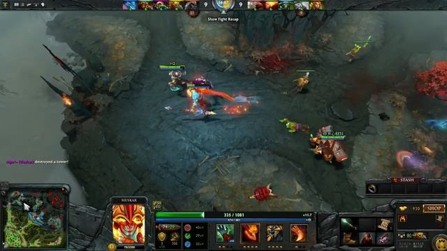 iceiceice (Huskar) Gameplay Dota 2 MMR смотреть онлайн