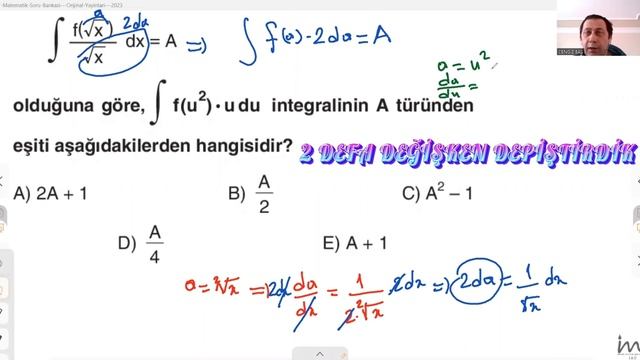 BELİRSİZ İNTEGRAL YENİ NESİL SORU ÇÖZÜMÜ AYT MATEMATİK ORJİNAL YAYINLARI смотреть онлайн