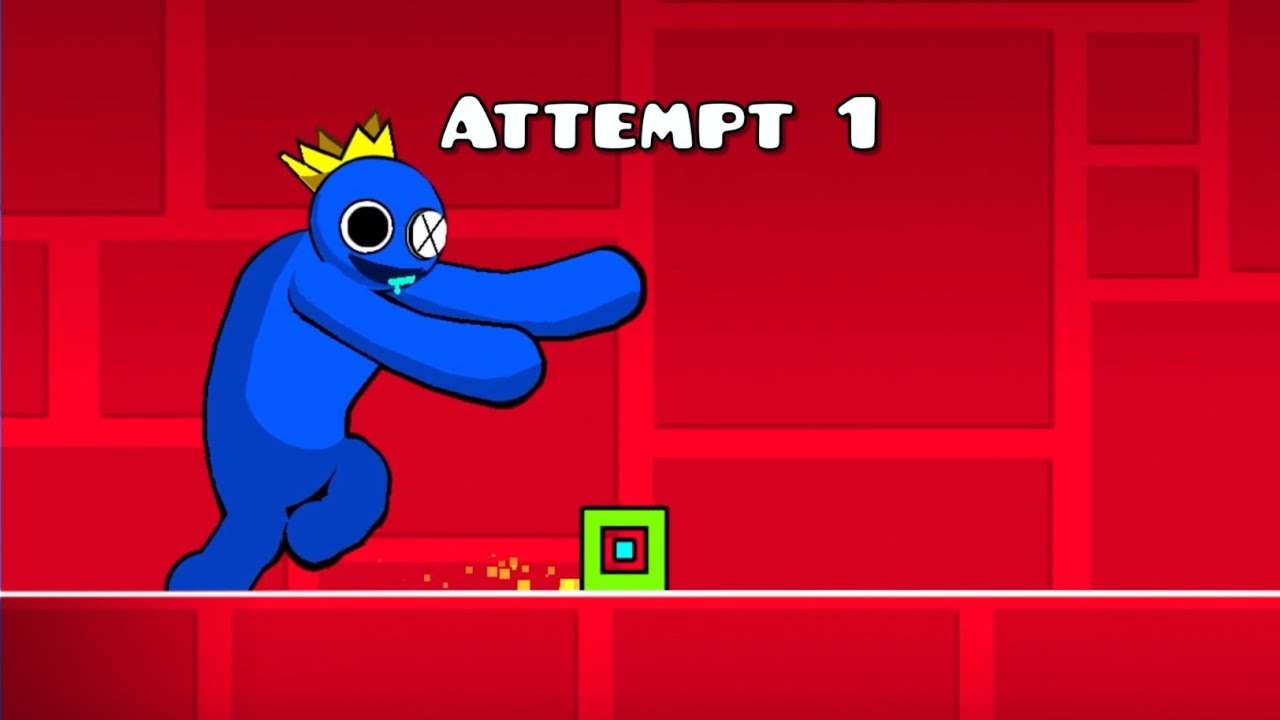 Радужные Друзья в Геометри Дэш смотреть онлайн