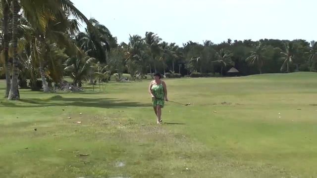 Barcelo Bavaro Casino 4*Наш номер и поле для игры в гольф.Доминикана