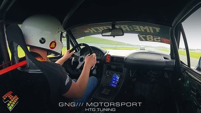 GCU + 8HP45 + 170HP Z3 track racing on-board by Bart Teeninga смотреть онлайн