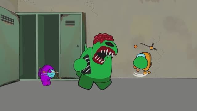 АМОНГ АС ПРОТИВ ЗОМБИ смотреть онлайн