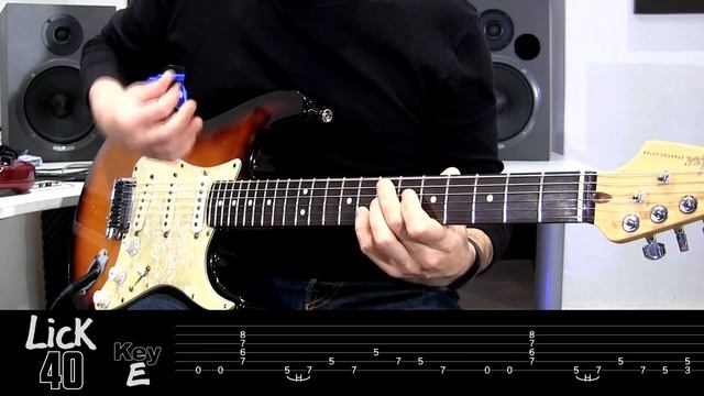 Andy's Lab - Daily Blues Licks #40 - Guitar Lesson смотреть онлайн
