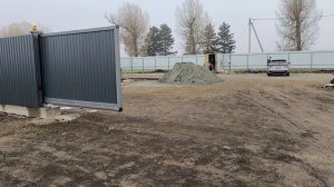 откатные ворота с проёмом 12 метров