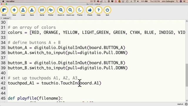 CPXb Lesson 9   You're Electric! Capacitive Touch