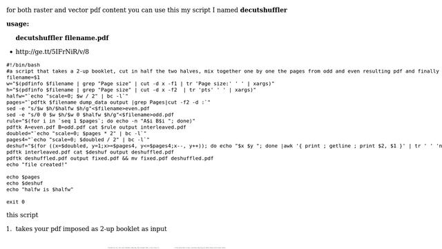 Converting a multi-sheet per page pdf to single sheet per page смотреть онлайн