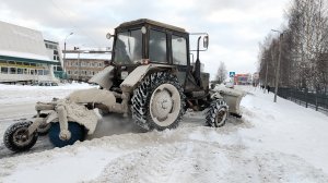 очистка дорог от снега 33 часть