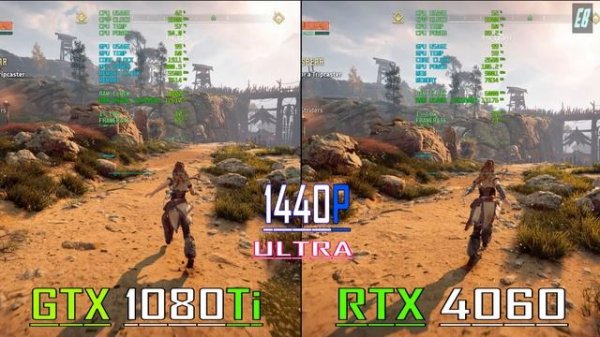 GTX 1080Ti vs RTX 4060 // PC GAMES BENCHMARK TEST ||