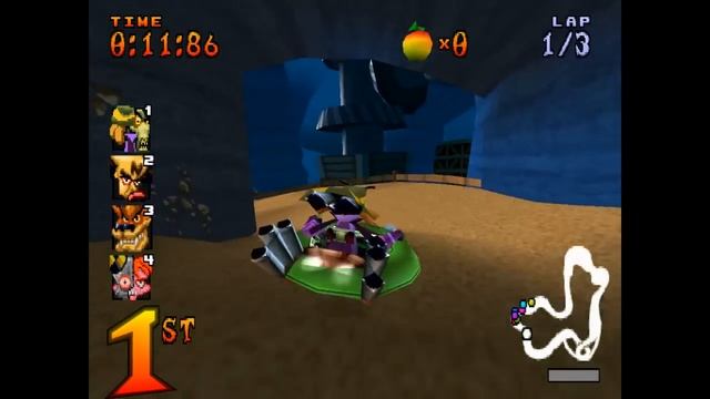 Crash Team Racing - Playing as N.Oxide in Crystal Cup смотреть онлайн