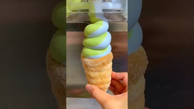 Production of bubble gum ice cream|Different styling attempts