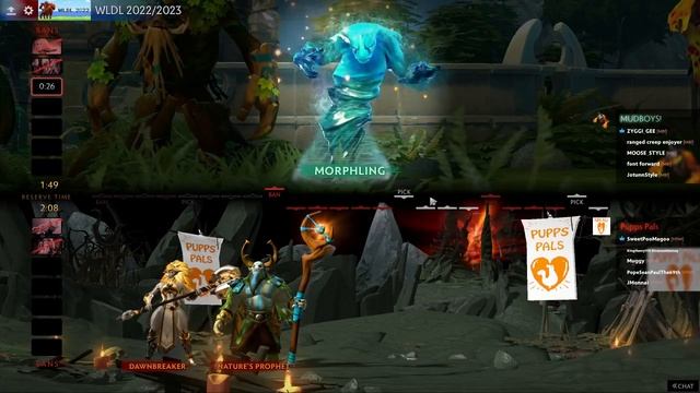 Dota 2 WLDL 2023 Group Stage Week 4 Sange Division | Mudboys! vs PuppsPals Bo2 Full Series смотреть онлайн