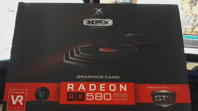 Проверка XFX Radeon RX580 8G Black Edition (SN: T1Y093068)