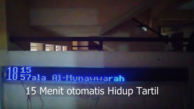 Controller JWS Jadwal Shalat P10 ESP8266 Wemos D1 Mini Multipanel 1 7 Panel | VLOG31 смотреть онлайн