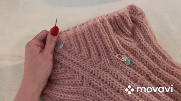 Английская резинка. Регланная линия.