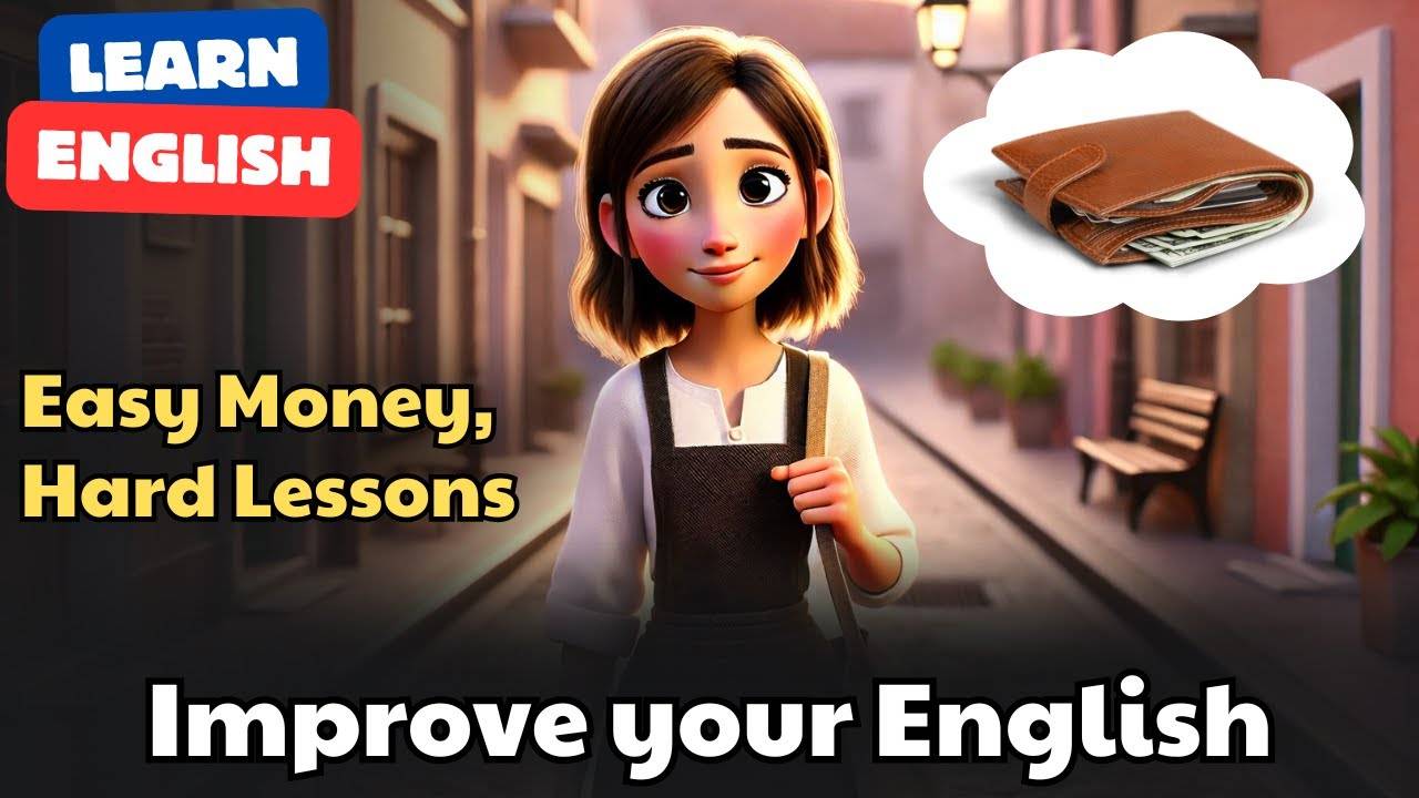 English Practice for Beginners (The Wallet and the Warning) | English Speaking Practice смотреть онлайн