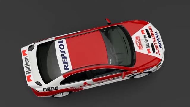 Diseño de coche | Mitsubishi Lancer Evo X C. Sainz смотреть онлайн