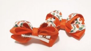 Бантики из репсовых лент  МК Бантики-заколки